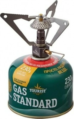 Газовая плита-трансформер TOURIST MEGA TM-020 работает от резьбовых баллонов, чехол (Корея) [TM-020]