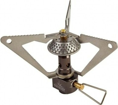 Газовая плита-трансформер TOURIST MEGA TM-020 работает от резьбовых баллонов, чехол (Корея) [TM-020]