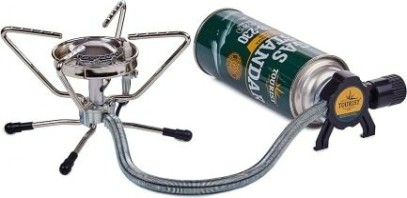 Газовая плита-трансформер TOURIST Mini 1000 со шлангом, в кейсе (Корея) [TM-100]