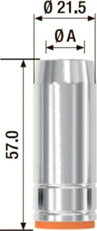 Газовое сопло FUBAG FB 250 FB250.N.15.0 (2 шт.) [FB250.N.15.0]