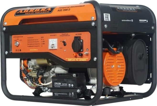 Генератор бензиновый AURORA AGE 3500 D электростартер [6772]
