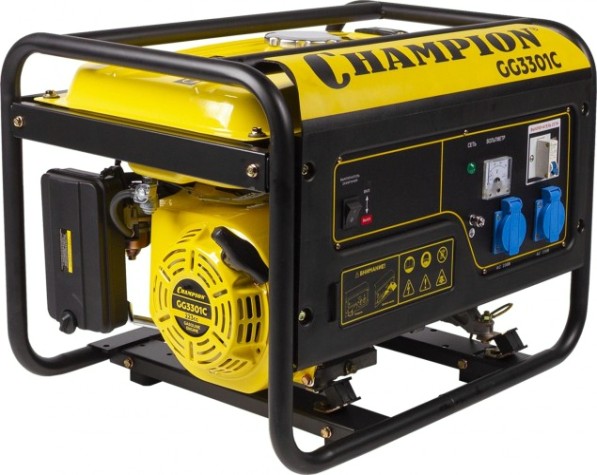 Генератор бензиновый CHAMPION GG 3301C [GG3301C]