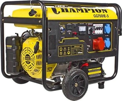Генератор бензиновый CHAMPION GG 7501E3 трехфазный [GG7501E-3]