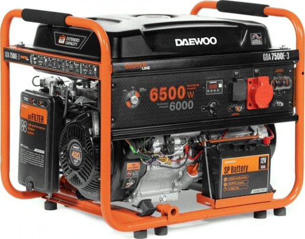 Генератор бензиновый DAEWOO GDA 7500E-3