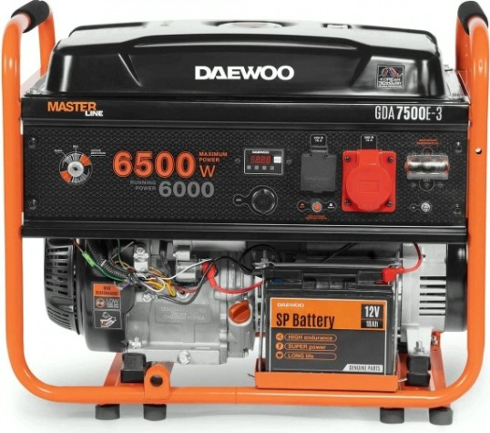 Генератор бензиновый DAEWOO GDA 7500E-3
