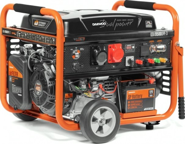 Генератор бензиновый DAEWOO GDA 9500 DPE-3 [GDA 9500DPE-3]