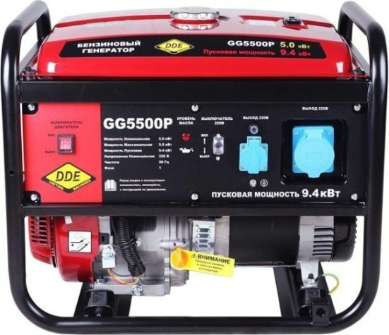 Генератор бензиновый DDE GG 5500P [GG5500P]