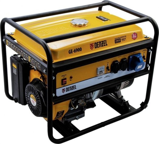 Генератор бензиновый Denzel GE 6900 [94637]