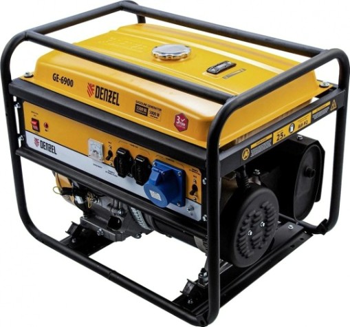 Генератор бензиновый Denzel GE 6900 [94637]
