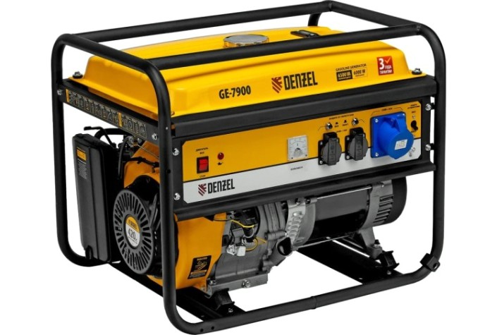 Генератор бензиновый Denzel GE 7900 [94638]