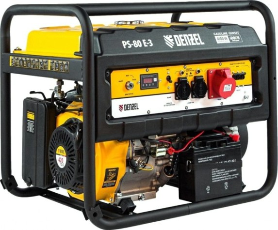 Генератор бензиновый Denzel PS 80 E-3 [946954]