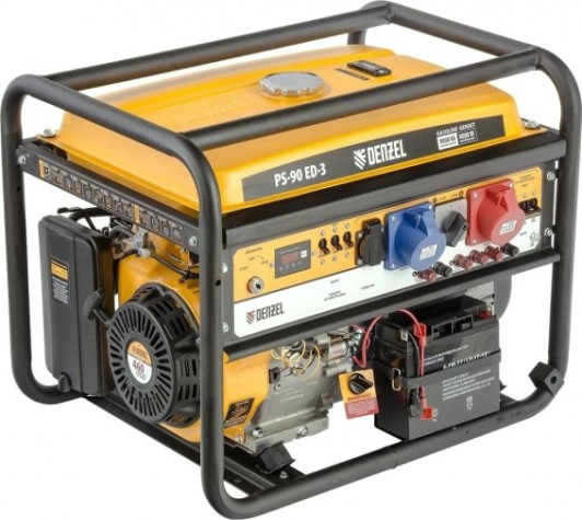 Генератор бензиновый Denzel PS 90 ED-3 [946944]