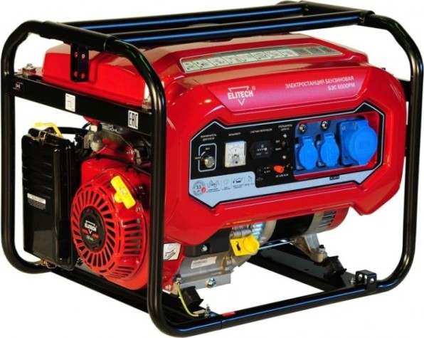 Генератор бензиновый ELITECH БЭС 6500 PМ [181320]