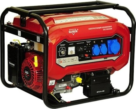 Генератор бензиновый ELITECH БЭС 8000 ЕМ [181323]