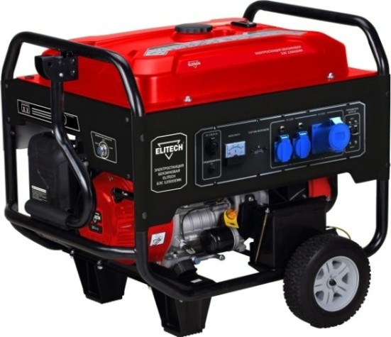 Генератор бензиновый ELITECH БЭС12500 ЕАМК с возможностью автоматизации [186992]