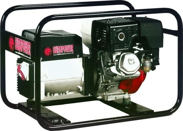 Генератор бензиновый EUROPOWER EP 6500 T (3x230v) для ж/д [SA431]