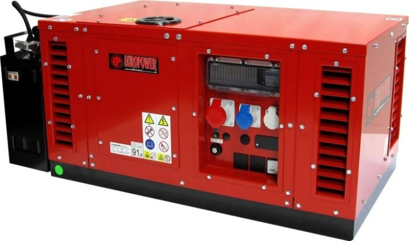 Генератор бензиновый EUROPOWER EPS 12000 TE трехфазный, в кожухе [990001213]