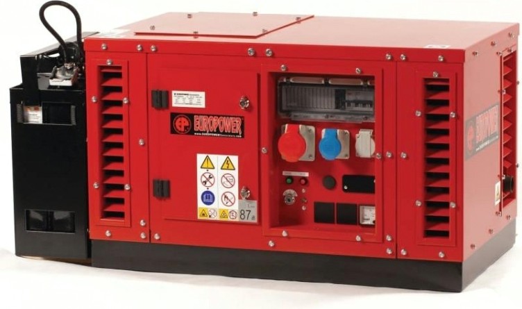 Генератор бензиновый EUROPOWER EPS 6500 TE трехфазный, в кожухе [950000663]