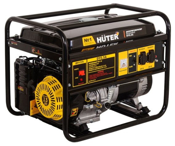 Генератор бензиновый HUTER DY 6.5 A [64/1/57]