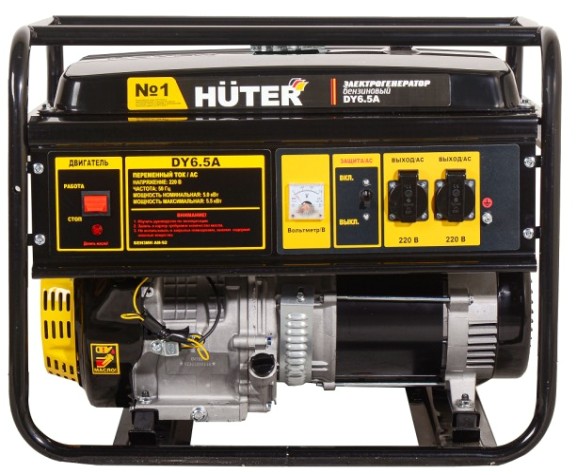 Генератор бензиновый HUTER DY 6.5 A [64/1/57]