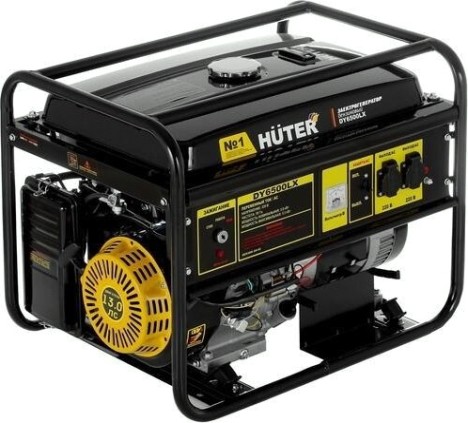Генератор бензиновый HUTER DY 6.5 LX электростартер [64/1/75]
