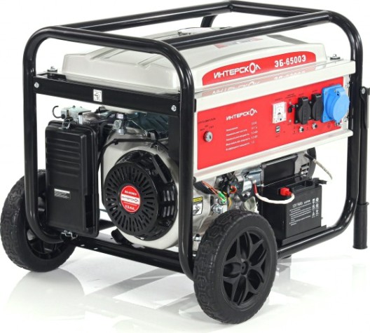 Генератор бензиновый ИНТЕРСКОЛ ЭБ-6500Э [795.0.0.40]