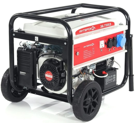 Генератор бензиновый ИНТЕРСКОЛ ЭБ-7500Э [796.0.0.40]