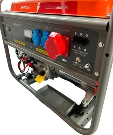 Генератор бензиновый КРАТОН GG-6500-3РEL [3 08 01 054]