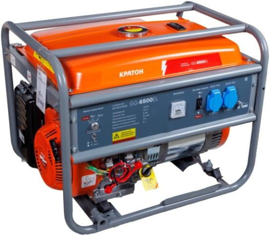 Генератор бензиновый КРАТОН GG-6500EL [3 08 01 053]