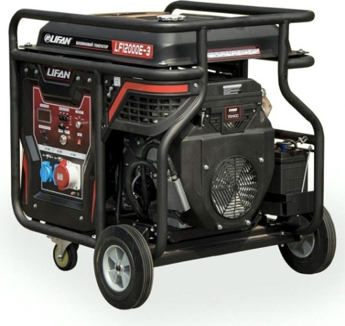 Генератор бензиновый LIFAN 12000E3A трехфазный [12000Е3А]
