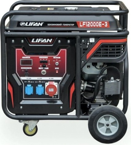 Генератор бензиновый LIFAN 12000E3A трехфазный [12000Е3А]
