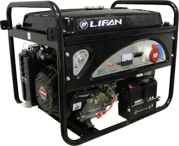 Генератор бензиновый LIFAN 7000E3 (6GF2-4) трехфазный [7000E3(6GF2-4)]
