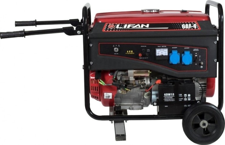 Генератор бензиновый LIFAN 7000EA (6GF-4) [7000EА(6GF-4)]