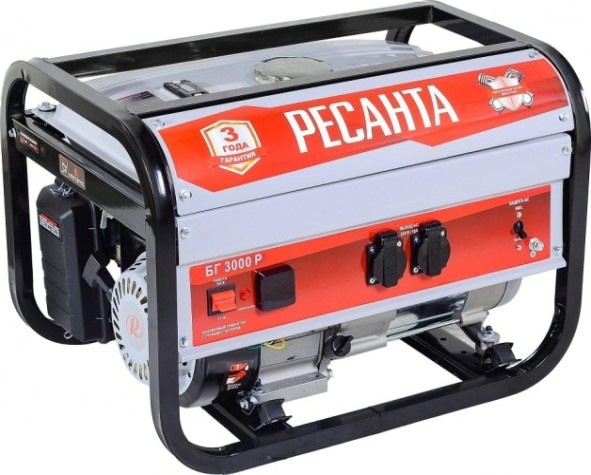 Генератор бензиновый Ресанта БГ 3000 Р [64/1/43]