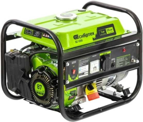 Генератор бензиновый СИБРТЕХ БС-1200 [94541]