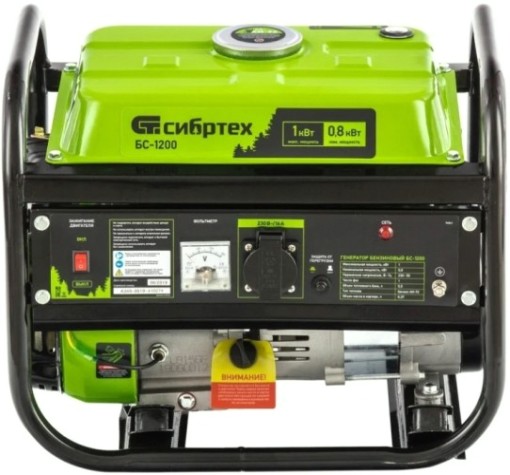 Генератор бензиновый СИБРТЕХ БС-1200 [94541]