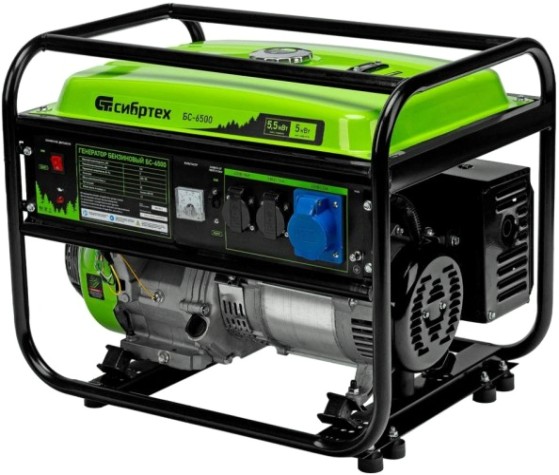 Генератор бензиновый СИБРТЕХ БС-6500 [94546]