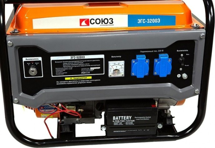 Генератор бензиновый СОЮЗ ЭГС-3200Э