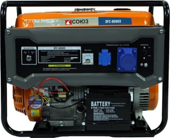Генератор бензиновый СОЮЗ ЭГС-6500Э Генератор бензиновый СОЮЗ ЭГС-6500Э