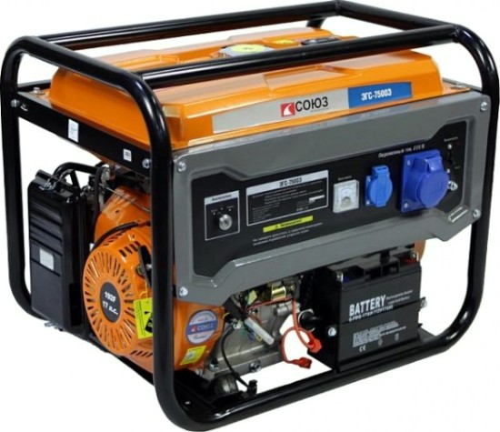 Генератор бензиновый СОЮЗ ЭГС-7500Э Генератор бензиновый СОЮЗ ЭГС-7500Э