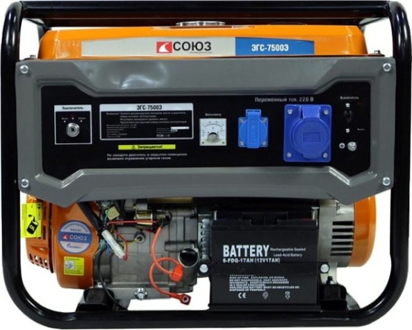 Генератор бензиновый СОЮЗ ЭГС-7500Э Генератор бензиновый СОЮЗ ЭГС-7500Э