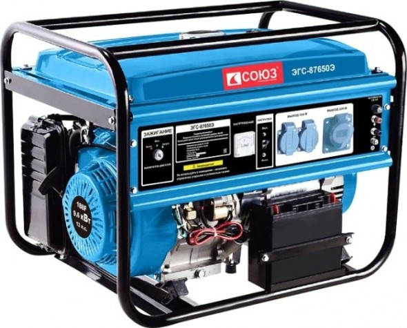 Генератор бензиновый СОЮЗ ЭГС-87650Э Генератор бензиновый СОЮЗ ЭГС-87650Э