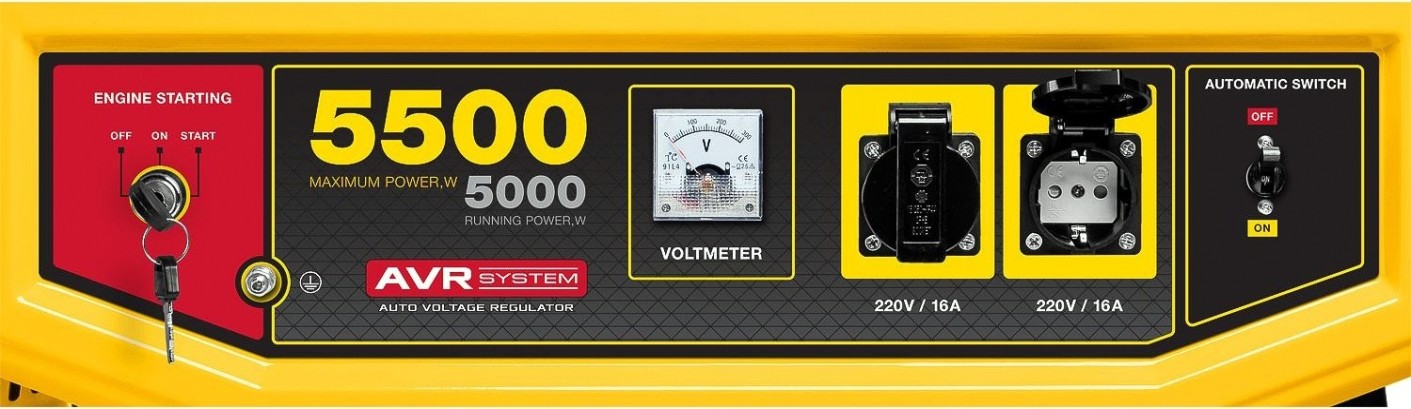 Генератор бензиновый Steher GS-6500Е Генератор бензиновый Steher GS-6500Е