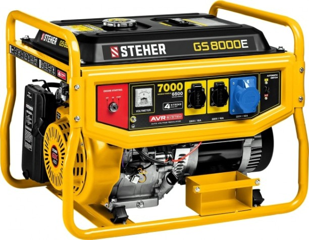 Генератор бензиновый Steher GS-8000Е