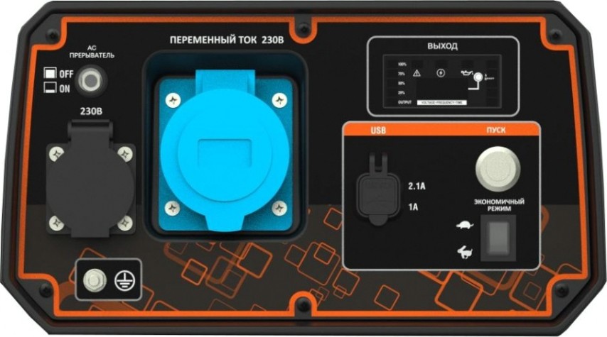 Генератор бензиновый ZONGSHEN BQH 6200 E инверторный [1T90DF650]