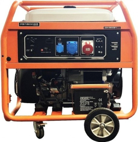 Генератор бензиновый ZONGSHEN PB 18003 E трехфазный [1T90DF181]