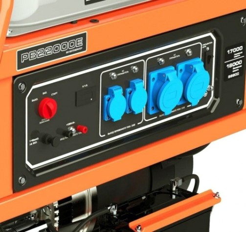 Генератор бензиновый ZONGSHEN PB 22000 E [1T90DF220]