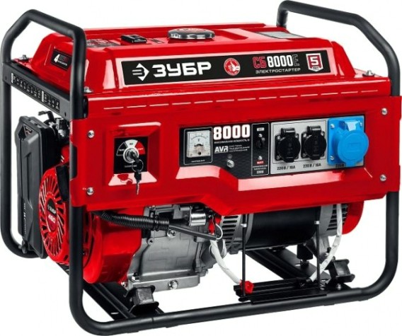 Генератор бензиновый ЗУБР СБ-8000Е