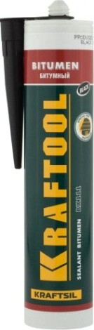 Герметик битумный KRAFTOOL Bitum 300 мл, черный [41261]