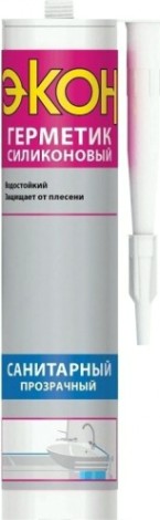 Герметик ЭКОН Санитарный, прозрачный 2229116